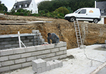 Réalisation des fondations à Lugon-et-l'Ile-du-Carnay